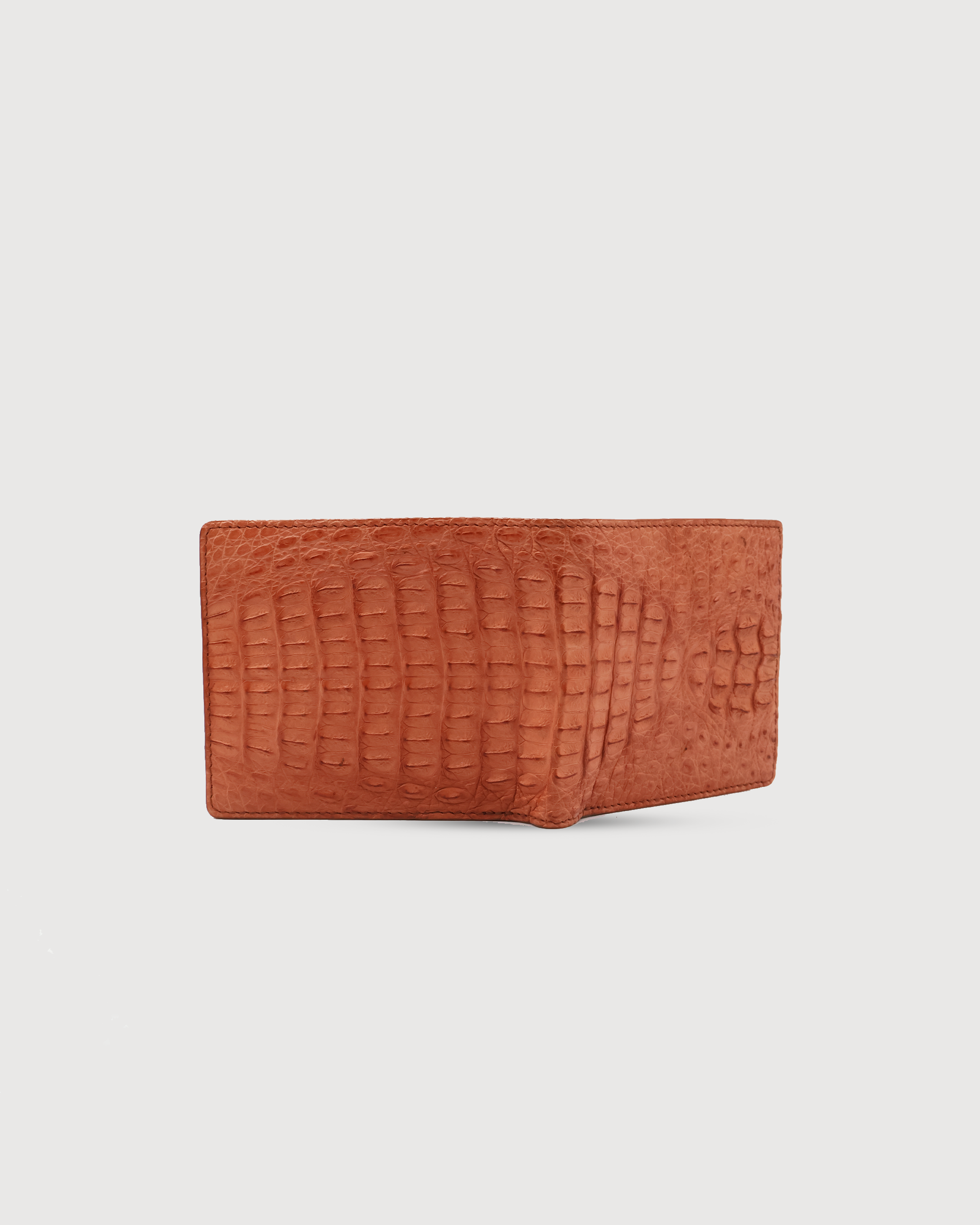 US Bi-fold Wallet Caiman Tan