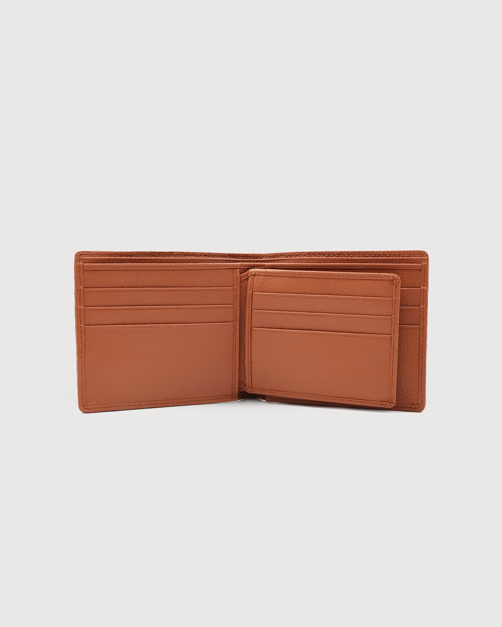 US Bi-fold Wallet Caiman Tan