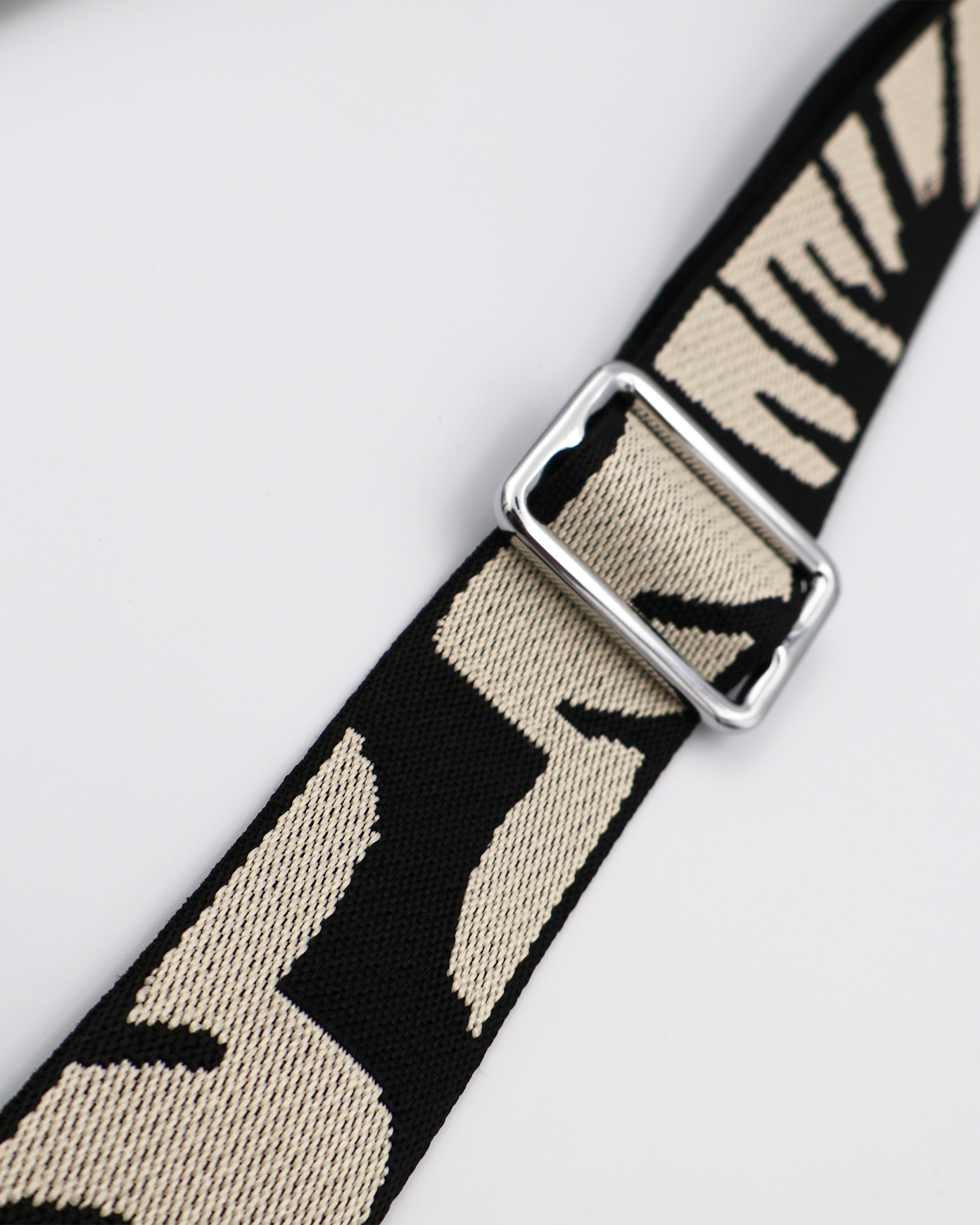 Xo Canvas Strap with Crocodile