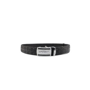 Alternative view of MEN BELT 1 5 DOUBLE BONE BLACK